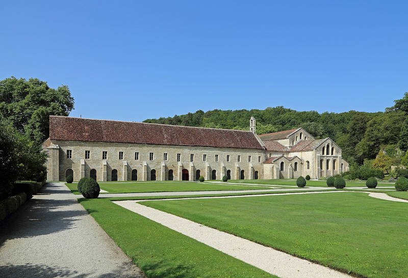 Département de la Côte d'Or (21) : l'Abbaye de Fontenay.