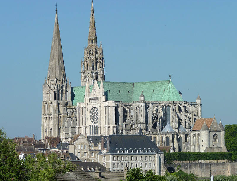 Département de l'Eure-et-Loir (28) : la Cathédrale Notre-Dame de Chartres.