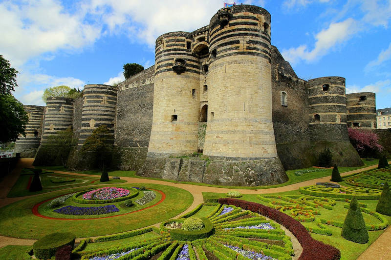 Département du Maine-et-Loire (49) : Le Château d'Angers.