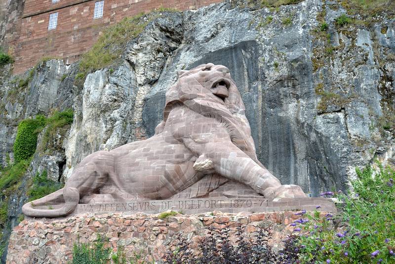 Département du Territoire de Belfort (90) : le lion de Belfort.