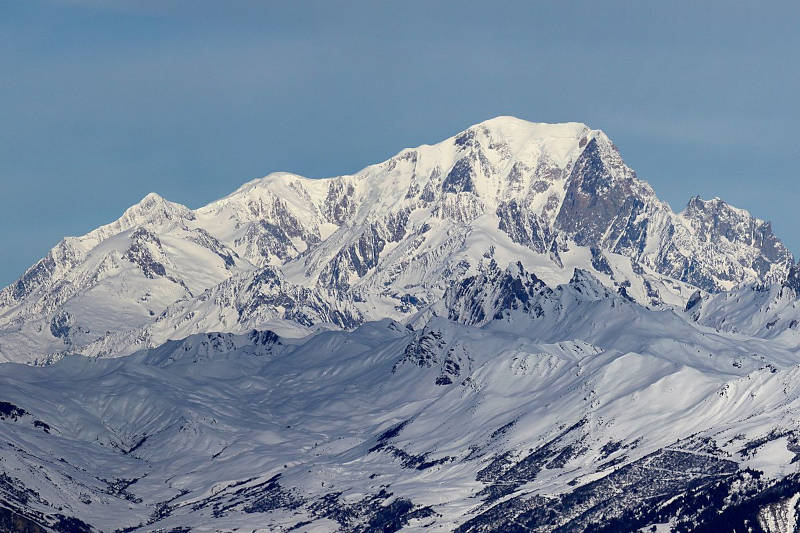 Département de la Haute-Savoie (74) : Le Mont Blanc.
