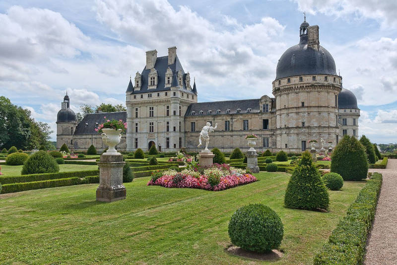 Département d'Indre (36) : le Château de Valençay.