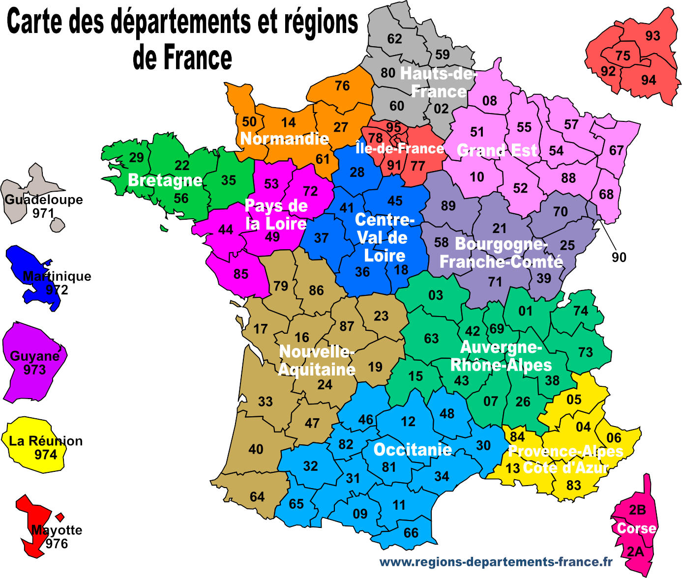 carte france