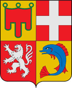 Blason de la région Auvergne-Rhône-Alpes.