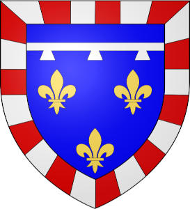 Blason de la région Centre-Val de Loire.