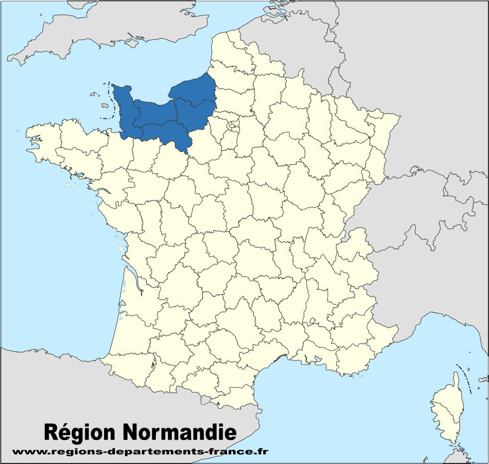 carte des régions de france